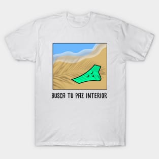 Busca Tu Paz Interior Spanish Pun T-Shirt